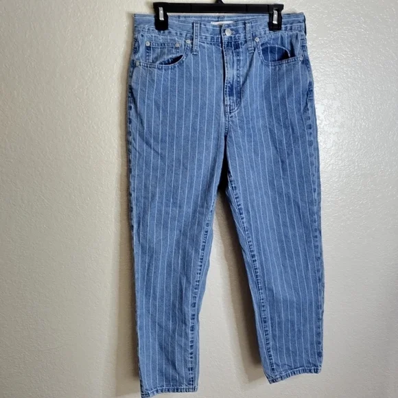 Madewell The Perfect Vintage Jean: Pinstripe Edition sz 29 - Picture 2 of 10